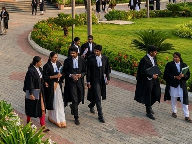 Students engaging in case analysis, practical advocacy workshops, and peer legal discussions.